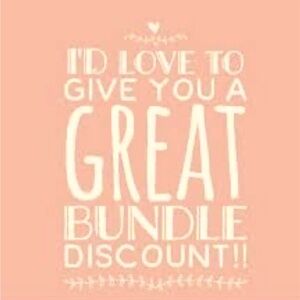 Send me your bundle and I’ll give you a great discount, send me an offer!